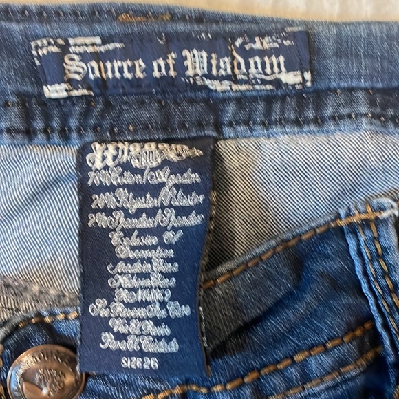 Torrid Source of Wisdom Slim Boot Cut Denim Jeans. - Picture 6 of 7